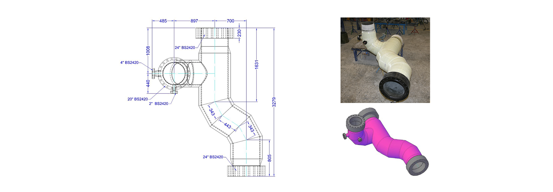 Schematische weergave en foto spool 2